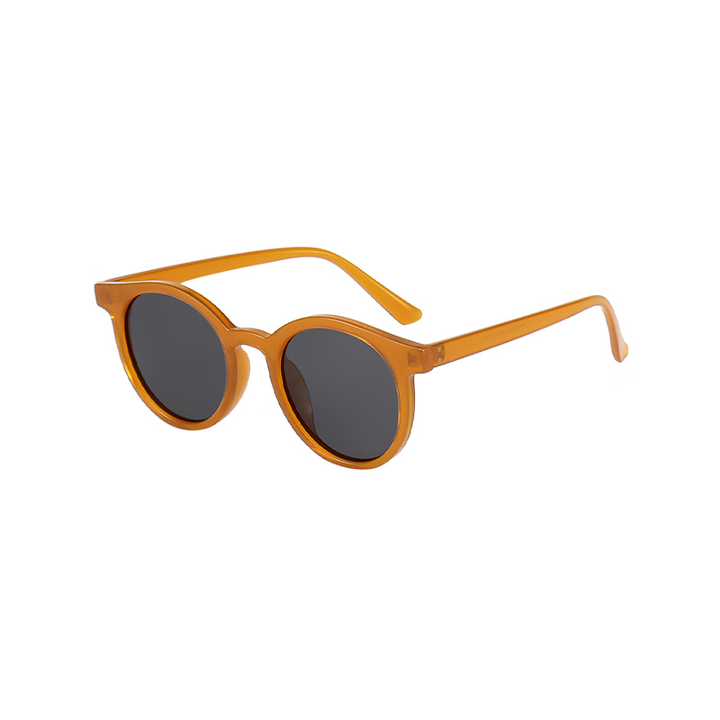 P1315 Retro Round Frame Women Sunglasses