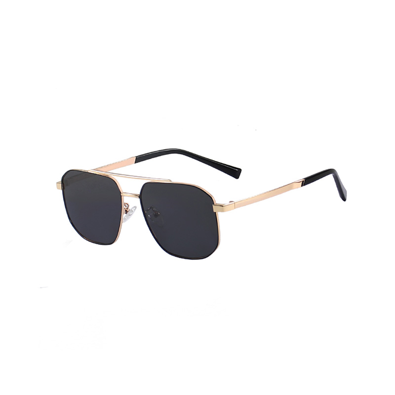 P29003 Metal Retro Aviator Polarized Sunglasses