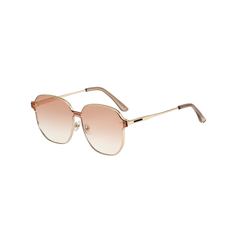 28511 Metal Frame Fashion Unisex Nylon Sunglasses