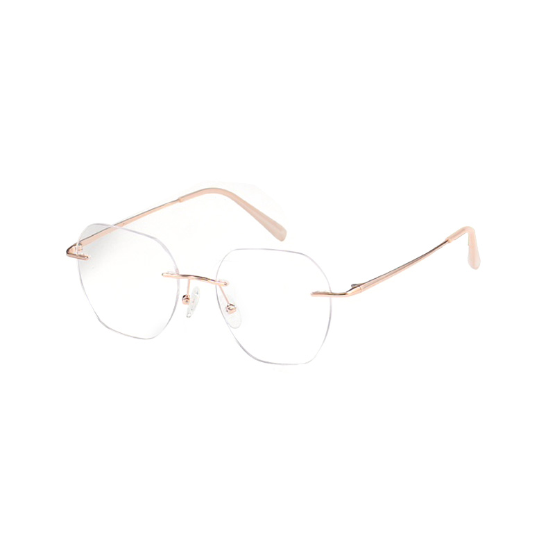 H5262 Elegant Rimless Anti Blue Light Presbyopic Glasses