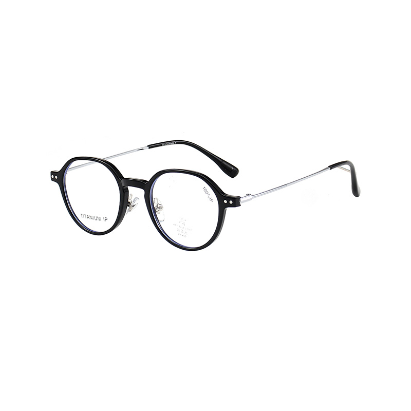 T18955 Unisex Round Frame Titanium Optical Eyewear