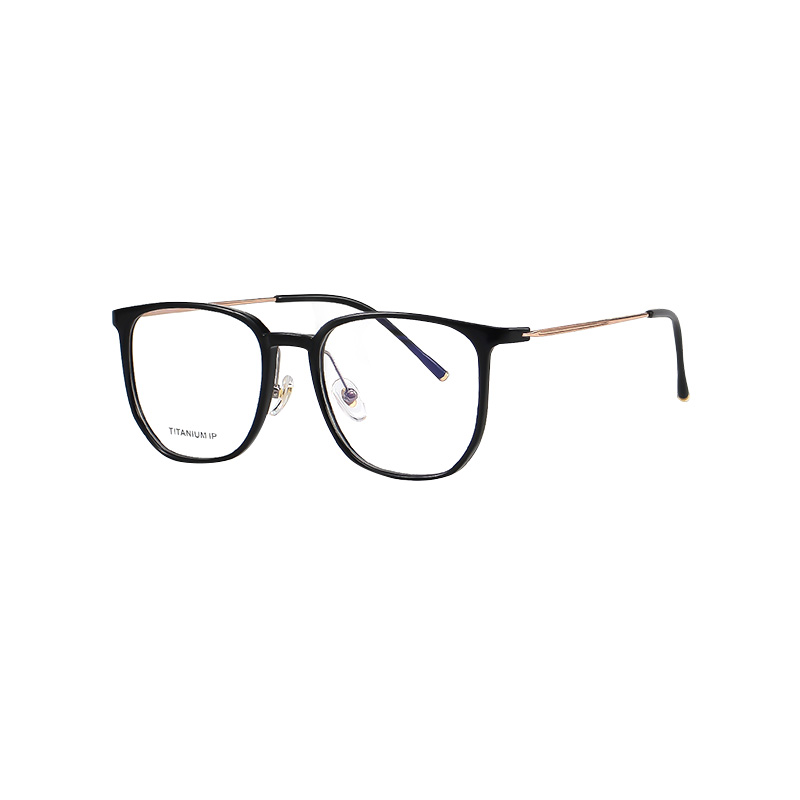 T18912 Fashion Titanium Square Frame Eyeglasses