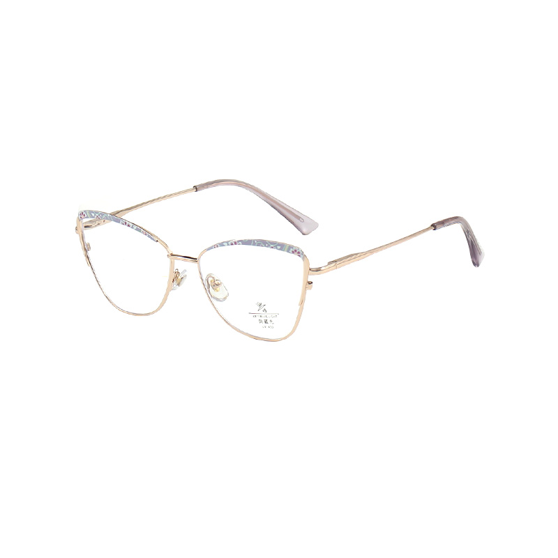 F93020 Women Personality Cat Eye Frame Anti-Blue Light Glasses