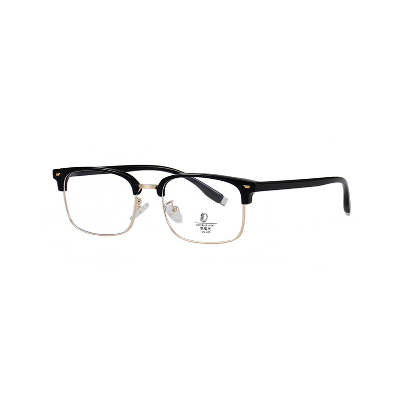 H6613 Vintage Lightweight Semi Rimless Reading Glasses