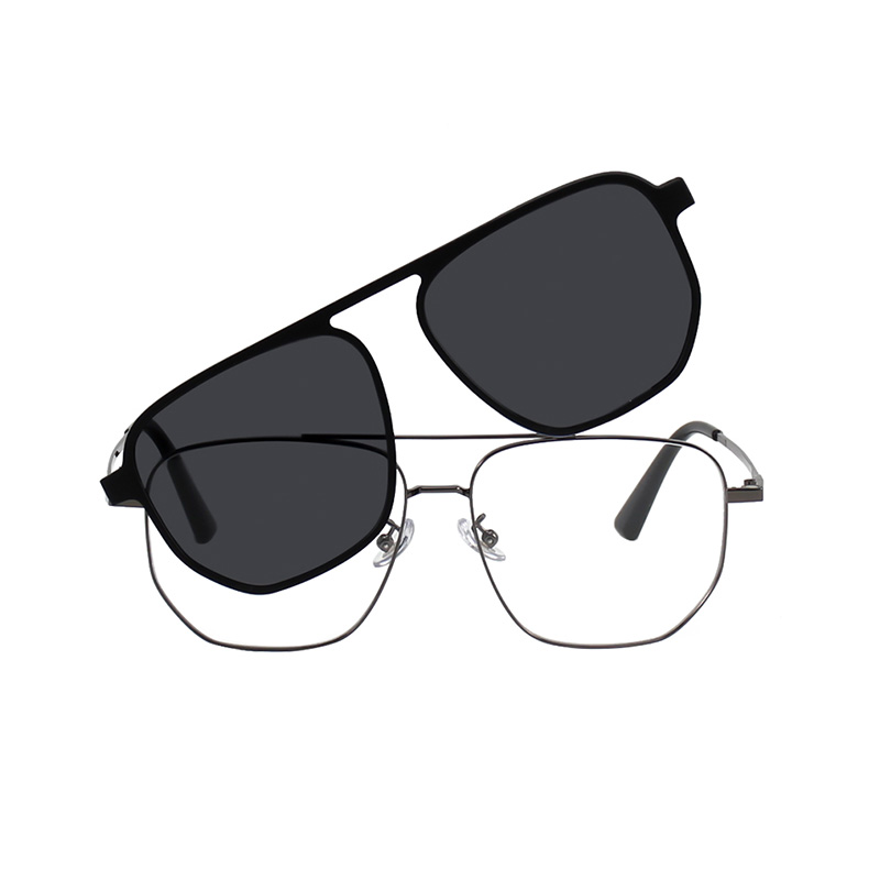 Spring Loaded Clip-On Polarized Sunglasses Combining Convenience with Eye Protection